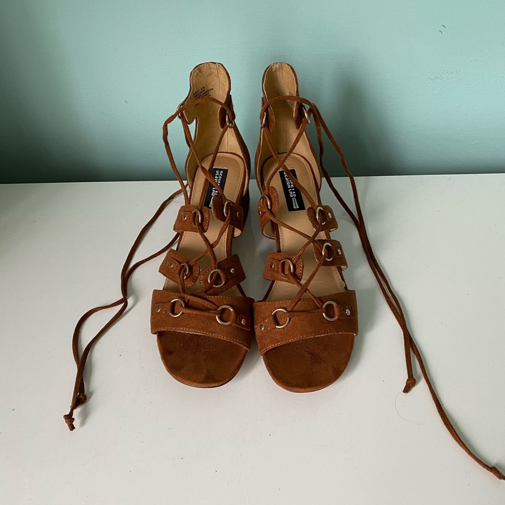 Design Lab Lord & Taylor Suede Sandals